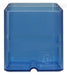 Exacompta Chromaline Pen Box Plastic Royal Blue 7.4 x 7.4 x 9.3 cm