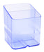 Exacompta Pen Pot 67710D Classic Polysterene 93 x 74 x 74 mm Ice Blue, Transparent Pack of 10