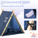 HOMCOM Tent 345-017 1080 mm 1100 mm 1120 mm Blue