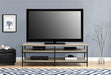 Alphason Rectangular TV Stand with Grey Oak Coloured MDF Top and Grey Oak Coloured Frame 1763096PCOM 1524 x 450 x 500mm