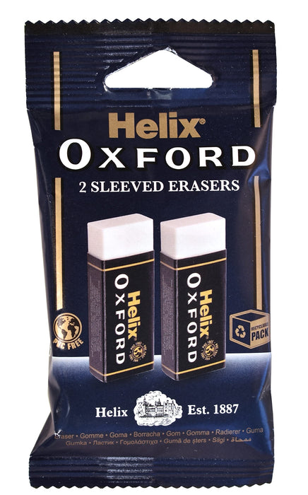 OXFORD Eraser White Pack of 2