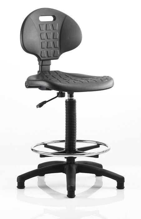 Dynamic Basic Tilt Task Operator Chair Without Arms Malaga Draughtsman Black Seat Without Headrest Medium Back