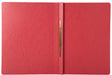 Exacompta Iderama Flat Bar Folder A4 Red Glossy coated card 355 gsm 200 Sheets Pack of 25