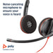 POLY Blackwire 3220 Stereo USB-A Wired Headset