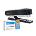 Rapesco Set Stapler 1573 Half strip Black 12 Sheets ABS (Acrylonitrile Butadiene Styrene), Metal