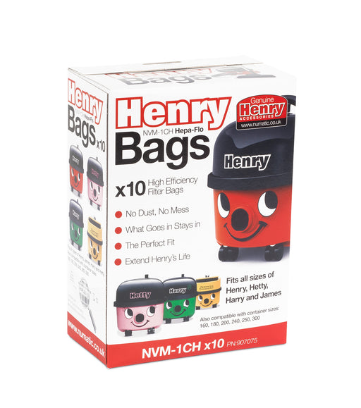 Numatic Dust Bags NVM-1CH Pack of 10