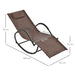 OutSunny Rocking Chair Brown 1,600 x 790 mm