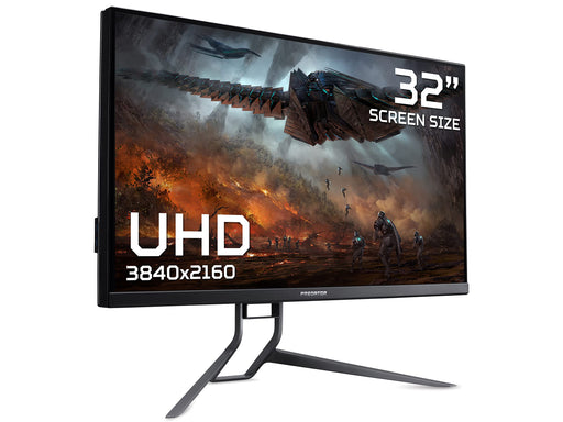 Acer Predator X32FP 32 Inch ZeroFrame FreeSync Premium Pro 3840 x 2160 Pixels 4K Ultra HD IPS Panel 1ms Response Time HDMI DisplayPort Monitor