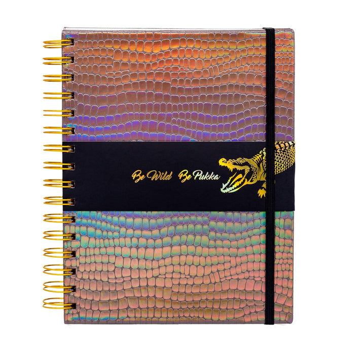 Pukka Notepad Be Wild A5 Ruled Spiral Bound Brown 160 Pages 80 Sheets