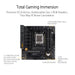 ASUS TUF Gaming B650M-Plus WIFI - Motherboard - micro ATX - Socket AM5 - AMD B650 Chipset - USB 3.1 Gen 2, USB 3.2 Gen 2, USB-C 3.2 Gen 2x2, USB-C 3.2 Gen 1 - 2.5 Gigabit LAN, Bluetooth - onboard graphics (CPU required) - HD Audio (8-channel)