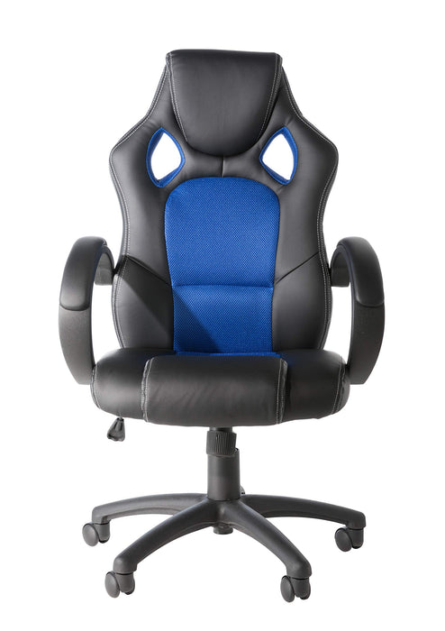 Alphason Office Chair Daytona with Adjustable Seat Black, Blue