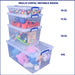 Really Useful Box Plastic Nestable Storage Boxes 10.5 Litre 383 x 460 x 113 mm Pack of 3