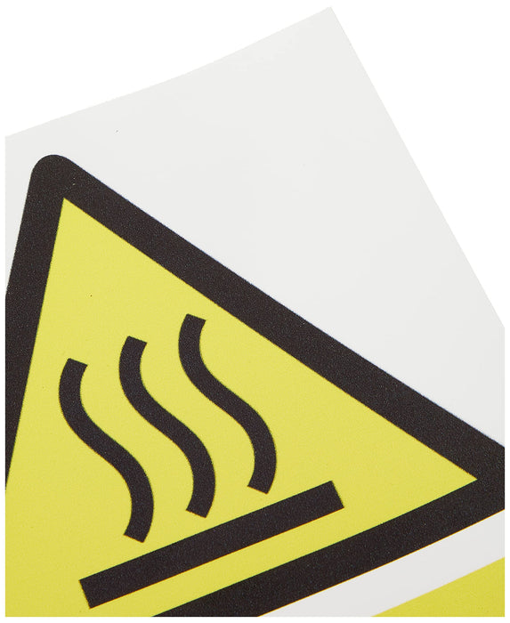 Catering Sign Hot Surface Vinyl 20 x 15 cm