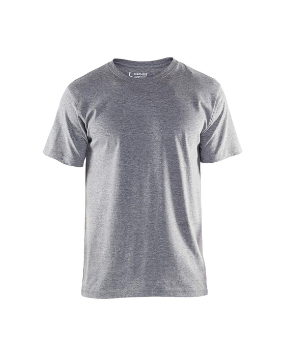 BLÅKLÄDER T-shirt 35251043 Cotton, Viscose Grey Melange Size XXXL