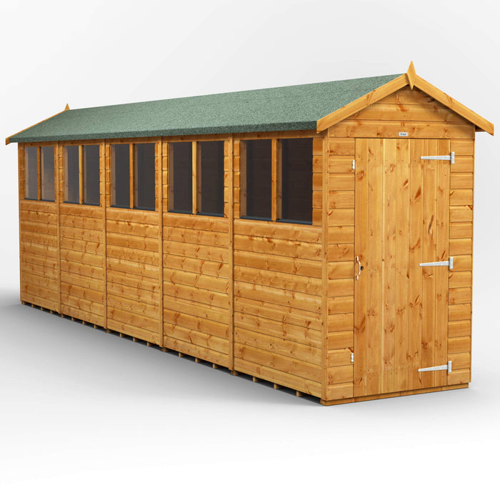 Power Garden Shed 204PA Golden Brown 20x4