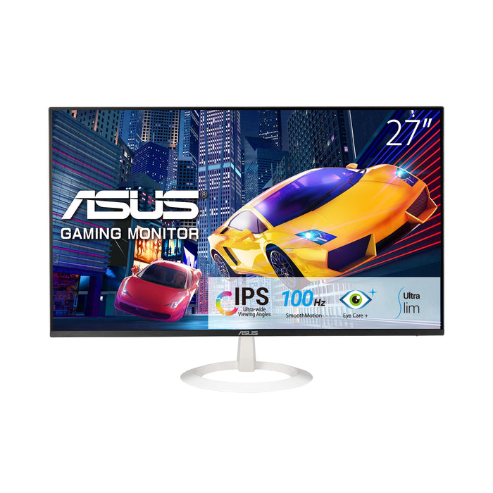 ASUS VZ27EHF-W - LED monitor - 27" - 1920 x 1080 Full HD (1080p) @ 100 Hz - IPS - 250 cd/m² - 1300:1 - 1 ms - HDMI