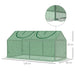 OutSunny Greenhouse Outdoors Waterproof Teal 600 mm x 1200 mm x 600 mm