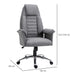 HOMCOM Office Chair 921-093V70 Grey 69 (W) x 68 (D) x 126 (H) mm