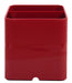 Exacompta Pen Pot 67718D Classic Polysterene 93 x 74 x 74 mm Red Pack of 10