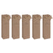 Sigel Gift Bag GT039 Brown 10 X 8 X 35 cm Pack of 5