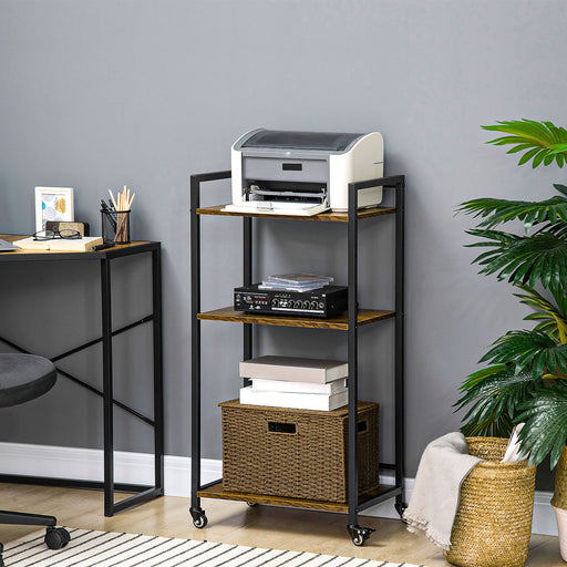 HOMCOM Storage Shelf 838-258V00RB Steel, Particleboard