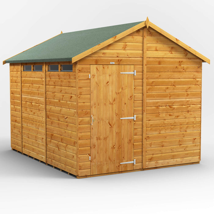 Power Garden Shed 108PASS Golden Brown 10x8