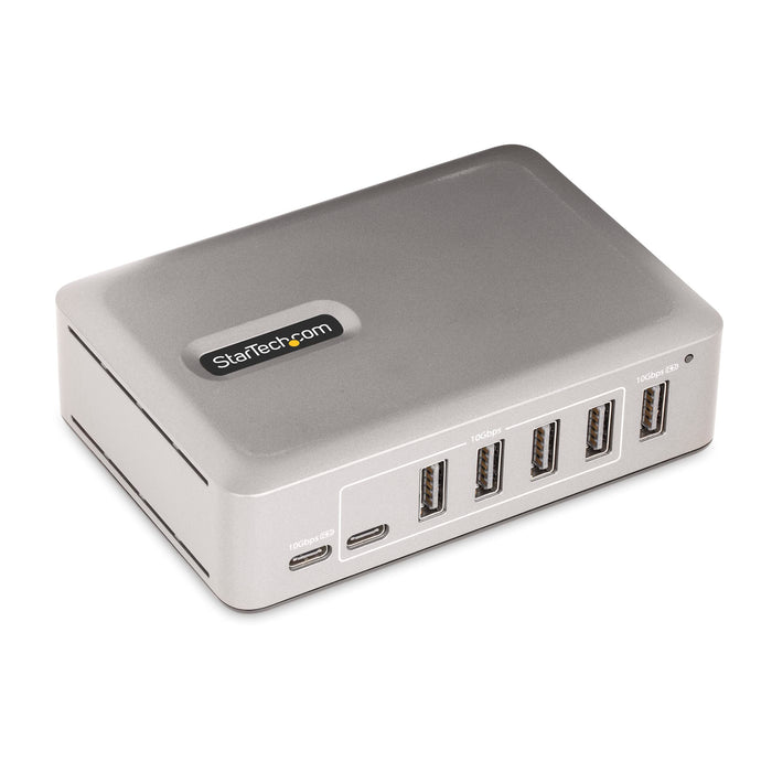 StarTech.com 7-Port USB-C Hub - 5x USB-A and 2x USB-C -Ports - Self-Powered with 65W Power Supply