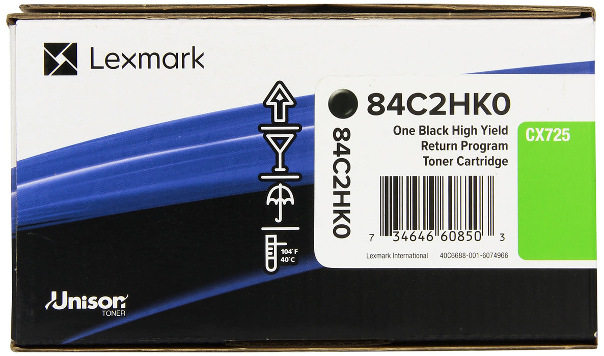 Lexmark Original Toner Cartridge 84C2HK0 Black