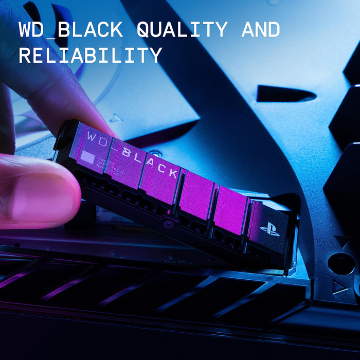 WD Black SN850P NVMe SSD WDBBYV0020BNC-WRSN - SSD - 2 TB - internal - M.2 2280 - PCIe 4.0 x4 (NVMe) - integrated heatsink