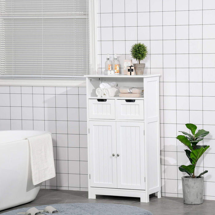 kleankin Floor Cabinet White 300 x 1,088 mm