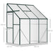 OutSunny Lean to Greenhouse 192 x 127 x 220 cm