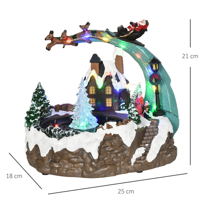 HOMCOM Christmas Decoration 830-589V70MX Multi-Coloured 2.5 x 1.8 x 2.1 cm