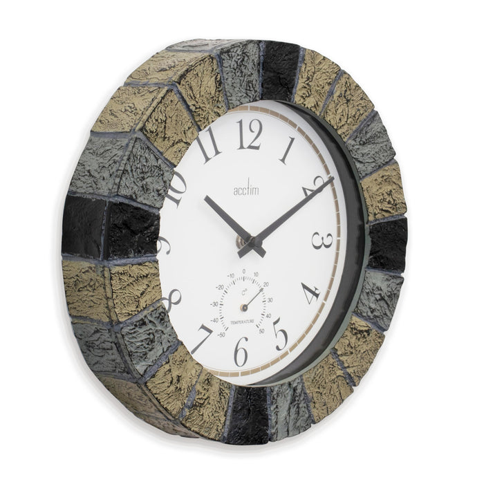 Acctim Wall Clock 22427 26.1 x 26.1 x 4.9 x 26.1 cm Slate