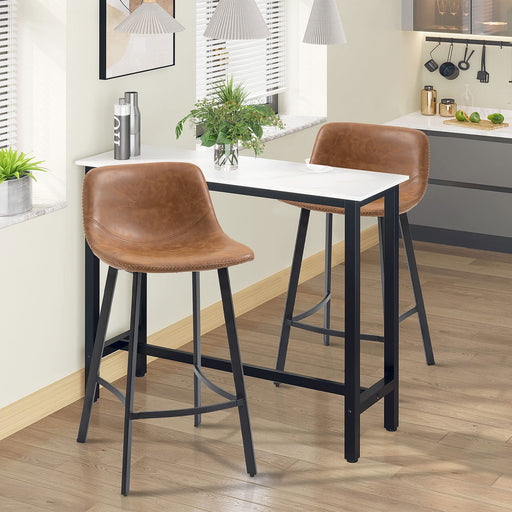 HOMCOM Bar Stool 835-778V70BN Brown