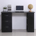 HOMCOM Desk Black 490 x 720 mm