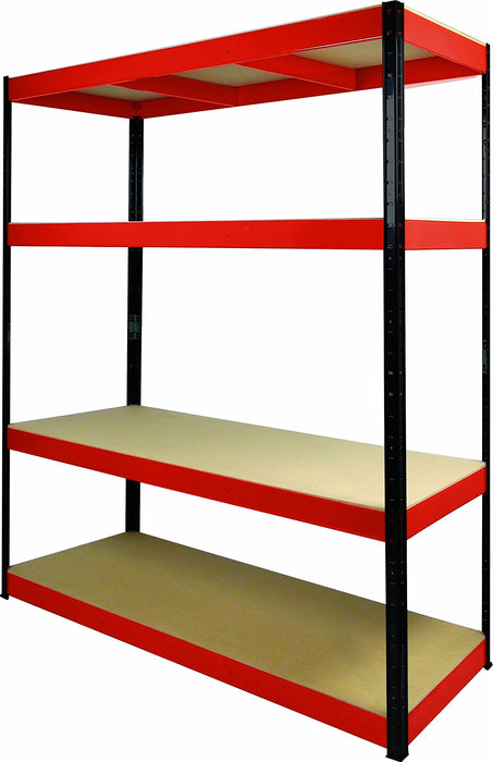 Nautilus Designs Garage Shelving - Boltless Model: 13504 Steel Silver