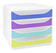 Exacompta Drawer Unit Chromaline Plastic Assorted