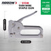 Arrow JT21C Staple Gun Tacker Silver