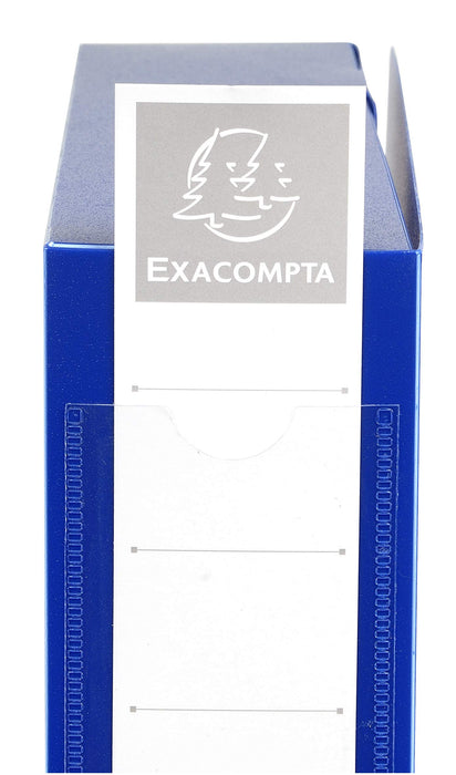 Exacompta Transfer Files 59632E A4 Blue Polypropylene 2.5 x 24 x 3.3 cm Pack of 10