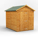 Power Garden Shed 86PAW Golden Brown 8x6