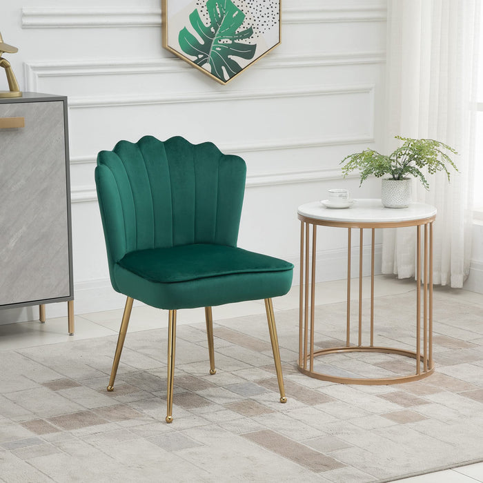 HOMCOM Accent Chair 839-169V70 Green