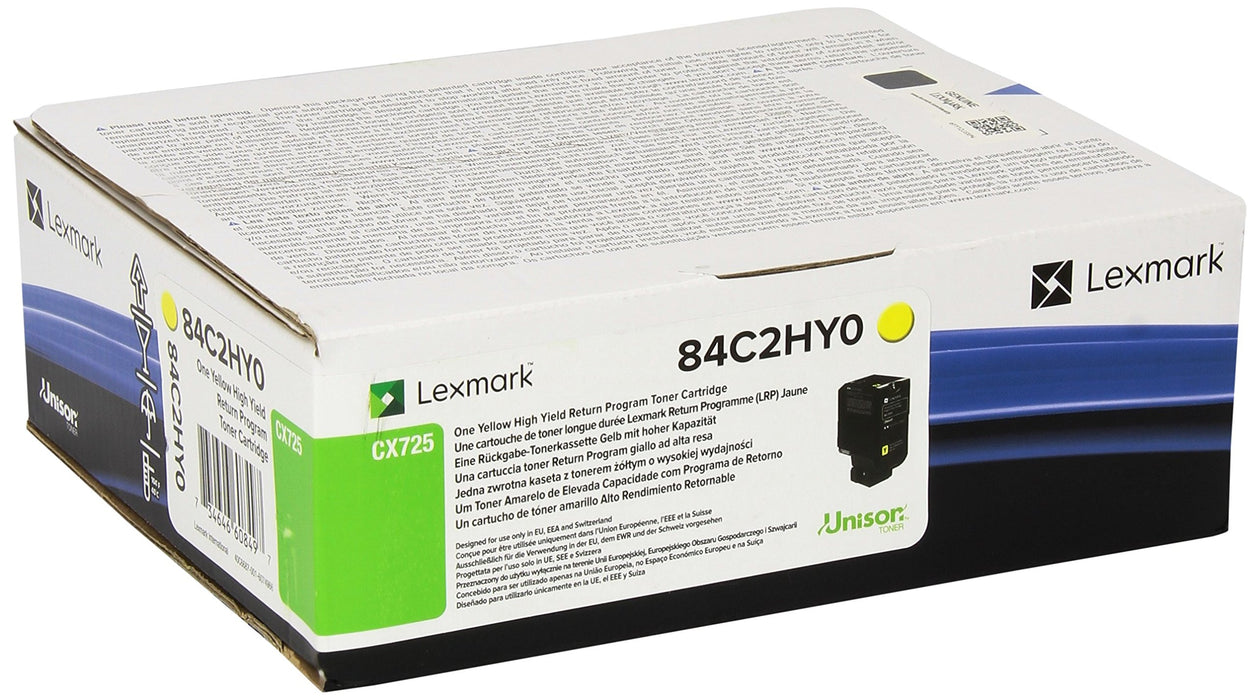 Lexmark Original Toner Cartridge 84C2HY0 Yellow