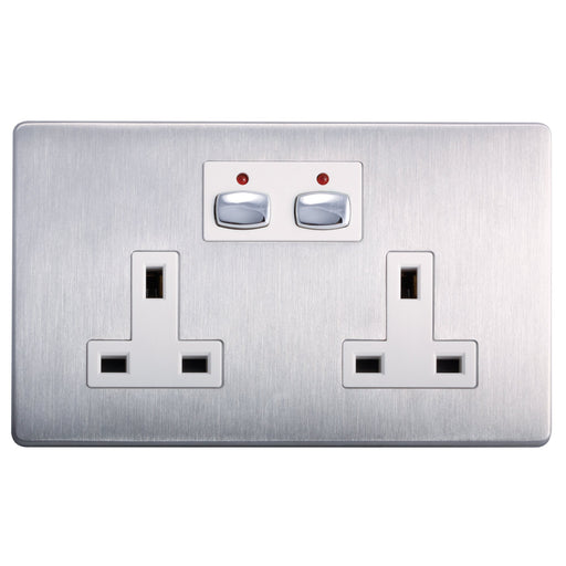 EnerGenie Mi Home Style Double Socket Steel