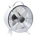 Homcom Desk Fan with Safety Guard Anti-Slip Feet White