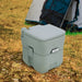 OutSunny Portable Toilet Grey 410 x 425 mm