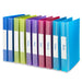 Rapesco Ring Binders 2 ring A4 Assorted Pack of 10