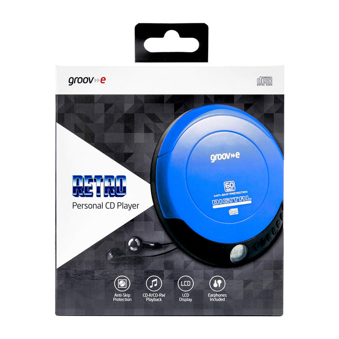 Groove-e Personal CD Player GVPS110/BE Blue