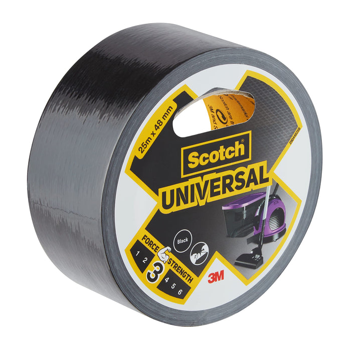 Scotch Duct Tape Universal Black 48 mm x 25 m