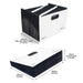 Rapesco Expanding File 1622 A4 White/Black PP