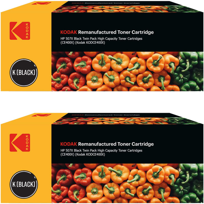 Kodak Remanufactured Toner Cartridge Compatible with HP CE400X Black